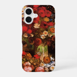 Still Life Flowers in a Vase by Vincent van Gogh iPhone 16 Case