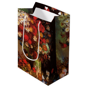 Still Life Flowers in a Vase by Vincent van Gogh Medium Gift Bag