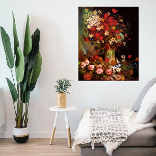 Still Life Flowers in a Vase by Vincent van Gogh Poster