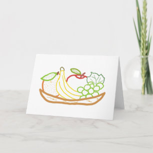 Still Life Fruit Bowl Card