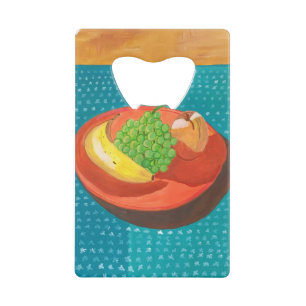 Still Life- Fruit on the Plate bottle opener 