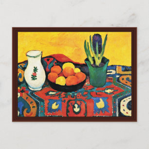Still Life: Hyacinth Rug By Macke August Postcard