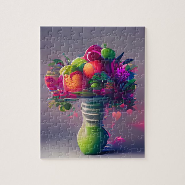 Still Life in Abstract Style Jigsaw Puzzle (Vertical)