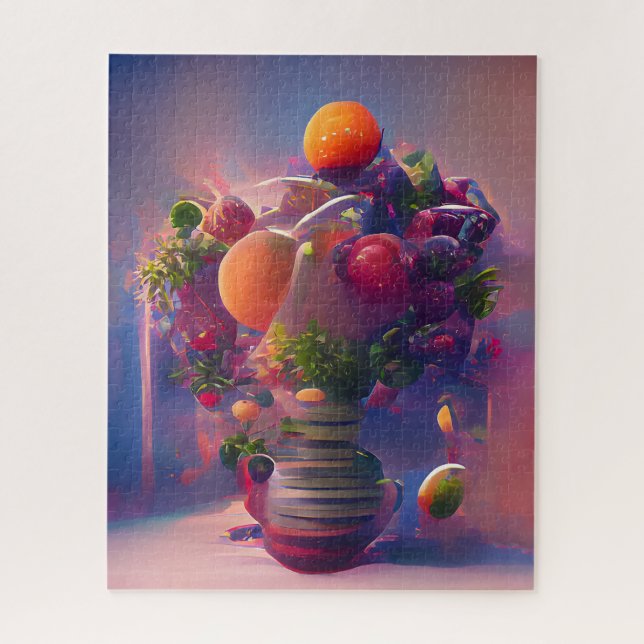 Still Life in Abstract Style Jigsaw Puzzle (Vertical)