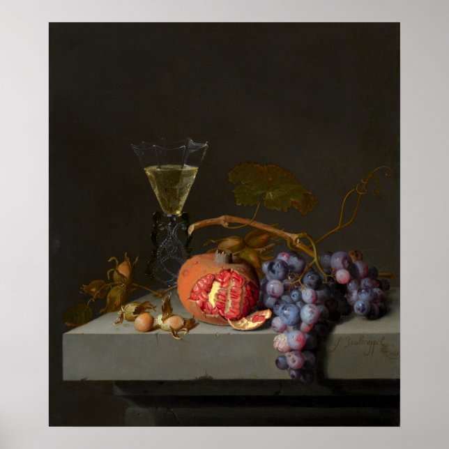 Still Life - Jacob van Walscapelle Fine Art Poster (Front)