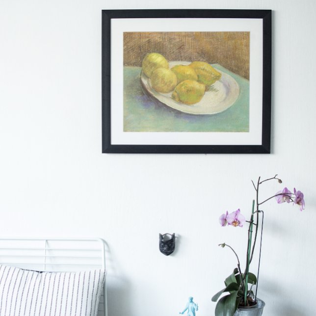 Still Life Lemons on a Plate by Vincent van Gogh Poster (Creator Uploaded)