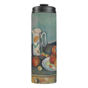Still Life, Milk Jug and Fruit on a Table, Cezanne Thermal Tumbler
