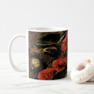 Still Life Mussels and Shrimp by Vincent van Gogh Coffee Mug