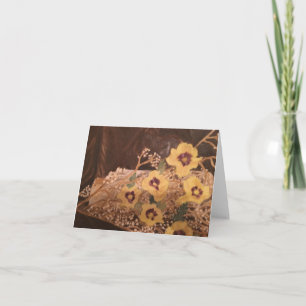 Still Life Note Card Blank inside Sarr