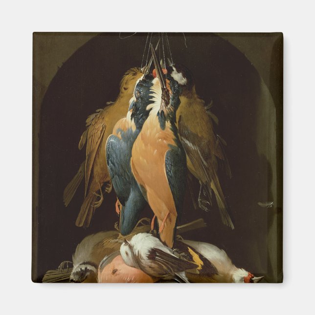 Still life of birds magnet (Front)