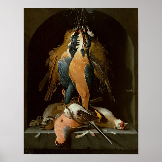Still life of birds poster (Front)