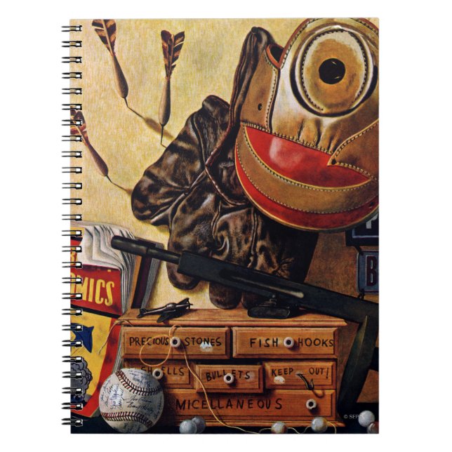 Still Life of Boys Toys Notebook (Front)