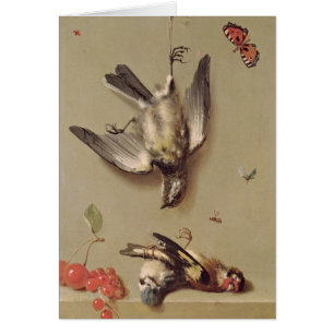 Still Life of Dead Birds and Cherries, 1712