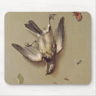 Still Life of Dead Birds and Cherries, 1712 Mouse Mat