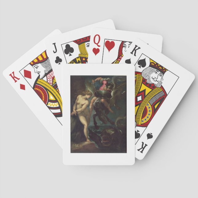 Still Life of Fish, c.1670-80 (oil on canvas) Playing Cards (Back)