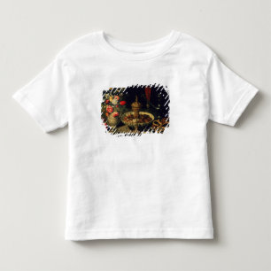Still Life of Flowers and Dried Fruit, 1611 Toddler T-Shirt