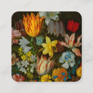 Still Life of Flowers in a Wan-Li Vase Enclosure Card