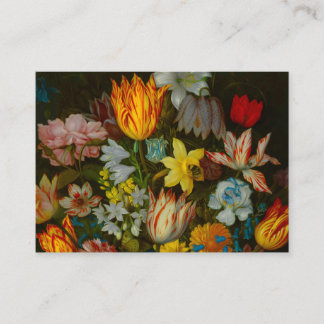 Still Life of Flowers in a Wan-Li Vase Enclosure Card
