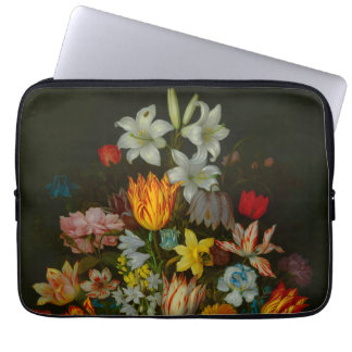 Still Life of Flowers in a Wan-Li Vase Laptop Sleeve