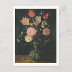 Still Life of Flowers Postcard