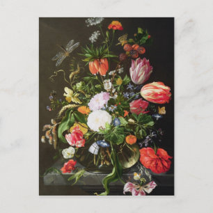 Still Life of Flowers Postcard