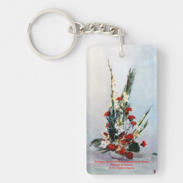 Still life of flowers/Still life of flowers Key Ring (Front)