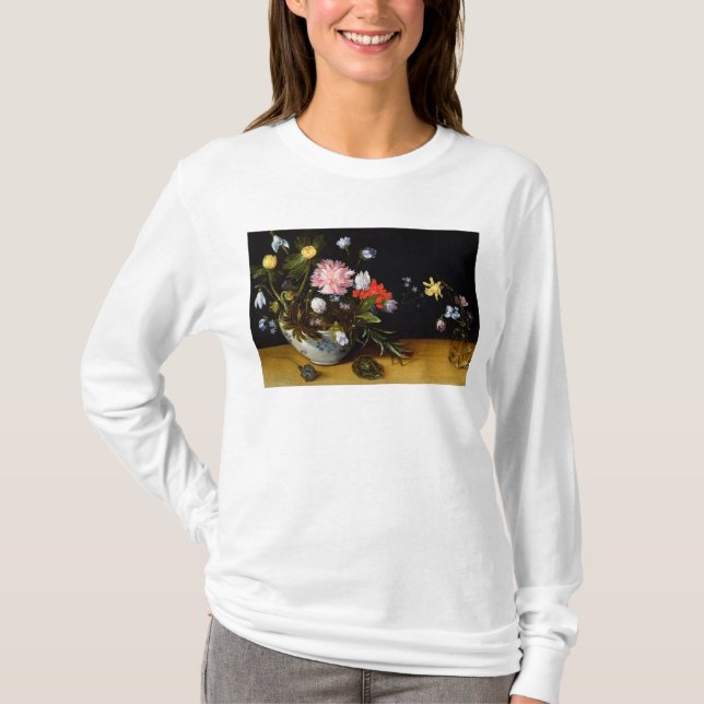 Still Life of Flowers T-Shirt (Front)