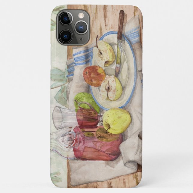 Still life of fruit and wine painting Case-Mate iPhone case (Back)