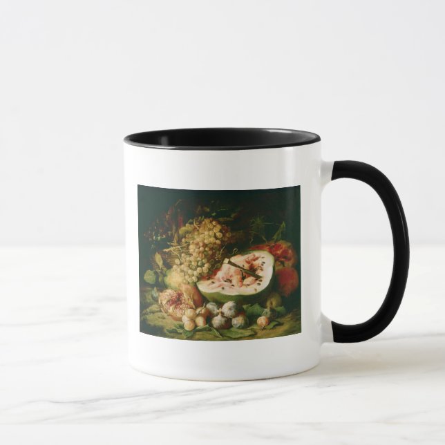 Still Life of Fruit on a Ledge Mug (Right)