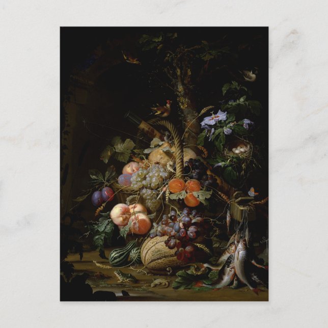 Still life of fruit postcard (Front)
