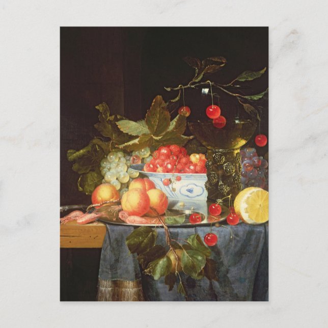Still Life of Fruit Postcard (Front)