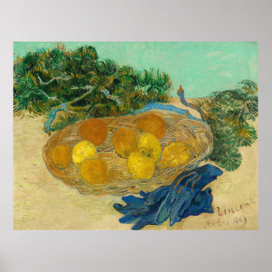 Still Life of Oranges and Lemons Vincent Gogh Poster