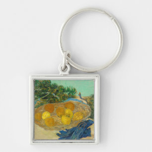 Still Life of Oranges and Lemons with Blue Key Ring
