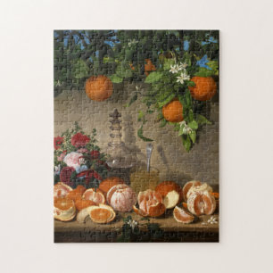 Still life of Oranges by Rafael Romero Barros Jigsaw Puzzle