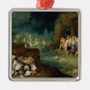 Still life of shells with the Feast of the Gods Metal Tree Decoration