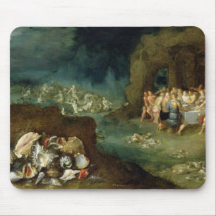 Still life of shells with the Feast of the Gods Mouse Mat
