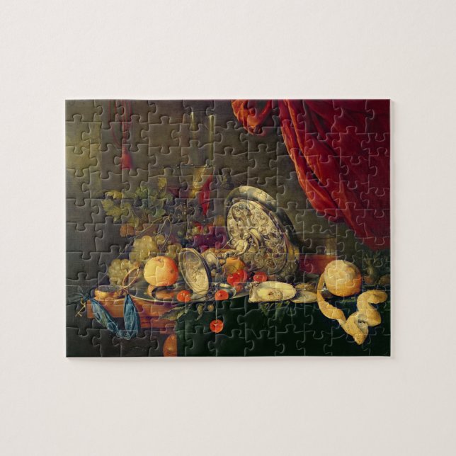 Still Life (oil on panel) Jigsaw Puzzle (Horizontal)