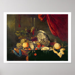 Still Life (oil on panel) Poster