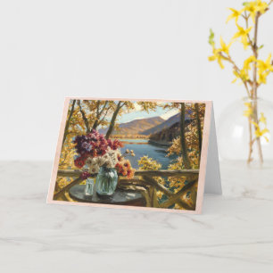 Still Life on a Terrace, Constantin Westchiloff   Card