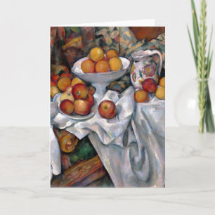 Still Life Oranges - Paul Cezanne Painting Art Card