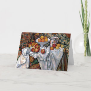 Still Life Oranges - Paul Cezanne Painting Art Card