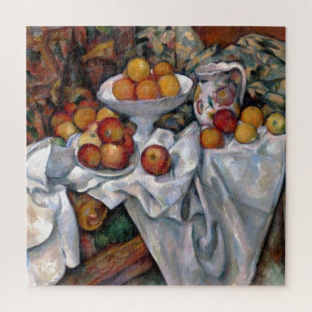 Still Life Oranges - Paul Cezanne Painting Art Jigsaw Puzzle (Vertical)