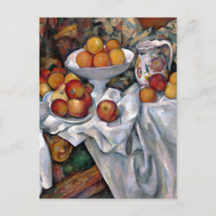 Still Life Oranges - Paul Cezanne Painting Art Postcard