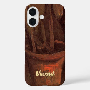 Still Life Paintbrushes in Pot by Vincent van Gogh iPhone 16 Case