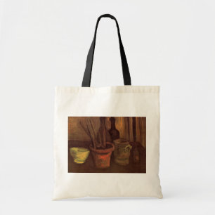 Still Life Paintbrushes in Pot by Vincent van Gogh Tote Bag