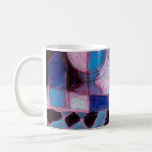 Still life painting/drawing of stylised bottlespai coffee mug