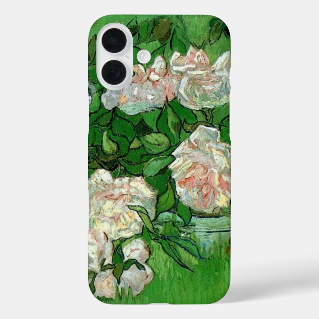 Still Life: Pink Roses by Vincent van Gogh Case-Mate iPhone Case (Back)