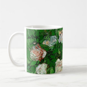 Still Life: Pink Roses by Vincent van Gogh Coffee Mug