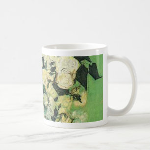 Still life - Pink Roses in a Vase, Vincent van Gog Coffee Mug