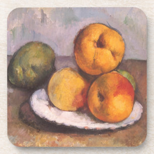 Still Life Quince, Apples, Pears by Paul Cezanne Coaster